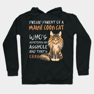 Proud Parents of Maine Coon Pet Cat Hoodie